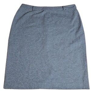 Context Pencil Skirt, Gray, Professional Business Casual Office Workwear 10
